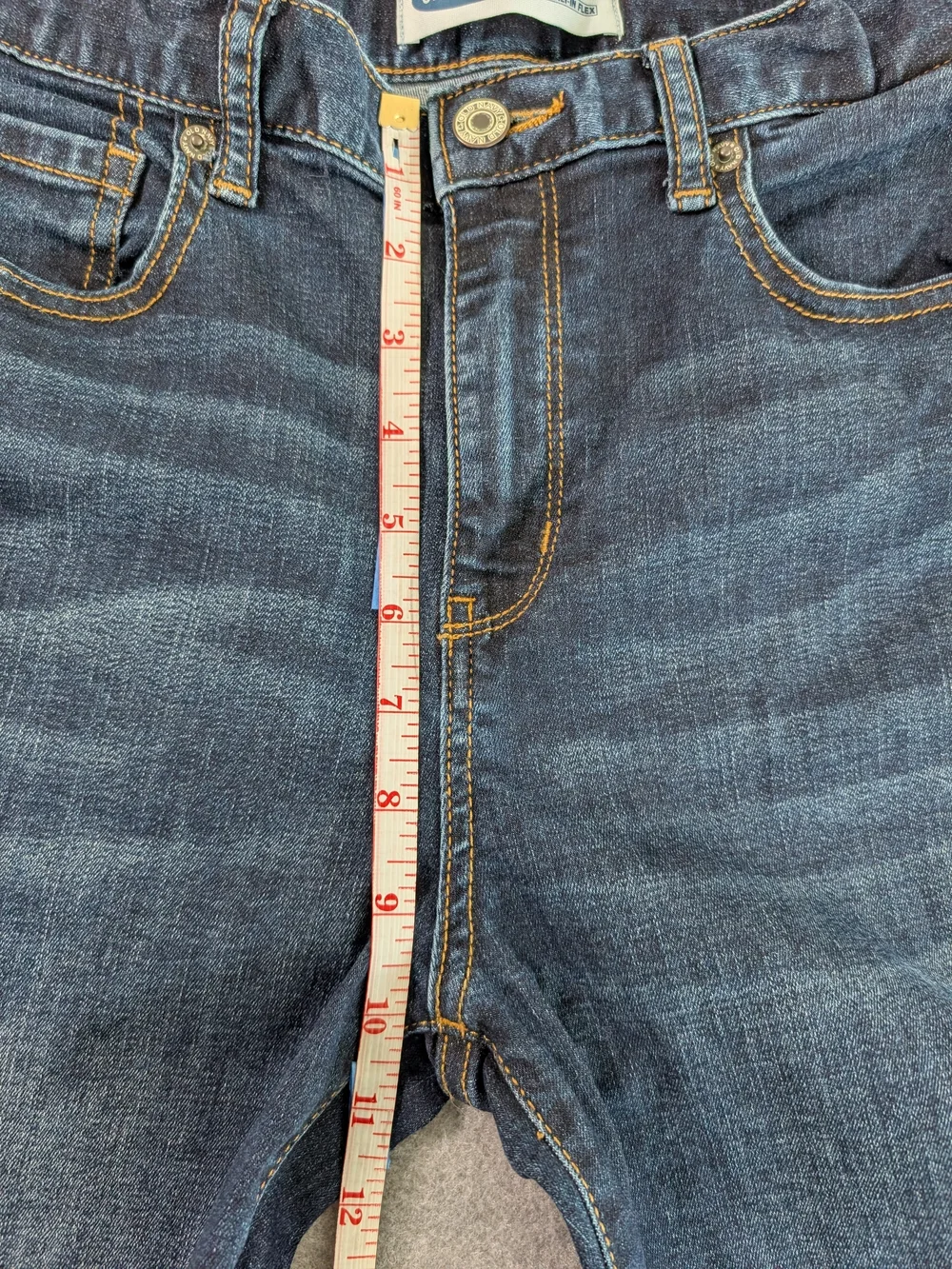 Old Navy Boys Size 14 Built In Flex Bootcut Dark Wash Denim Jeans